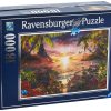 Rompecabezas Ravensburger Paradise Sunset - Obra maestra de