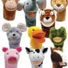 Marionetas Grandes de Animales Get Ready Kids, Set de 10