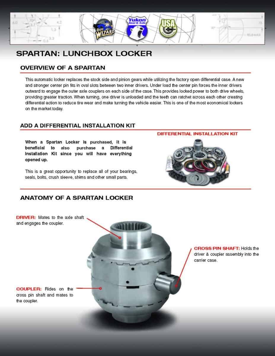 Spartan Locker para Diferencial Dana 30 27 Estrias (SL - Imagen 4