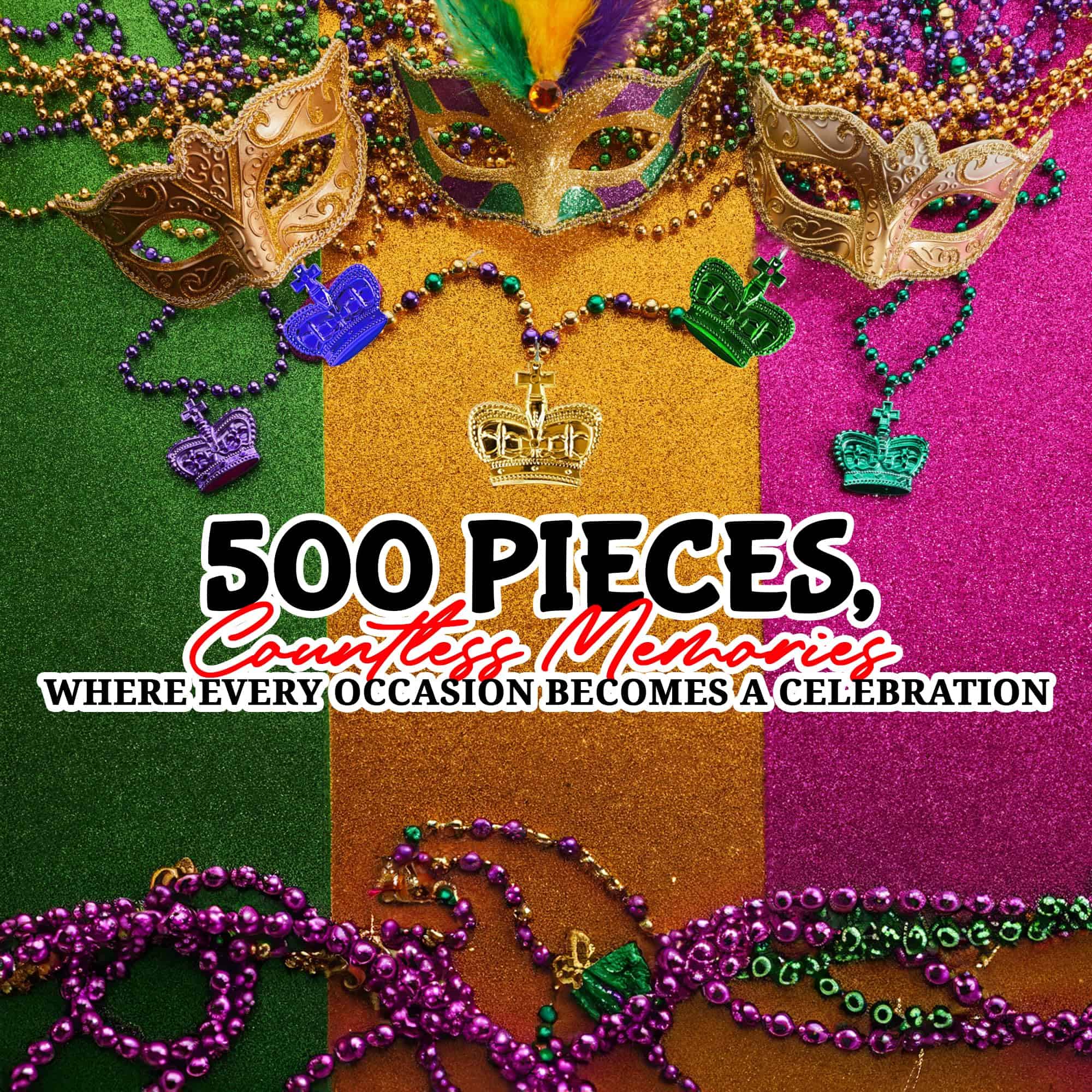Conjunto de 500 Collares de Mardi Gras de Fun Express - Imagen 6