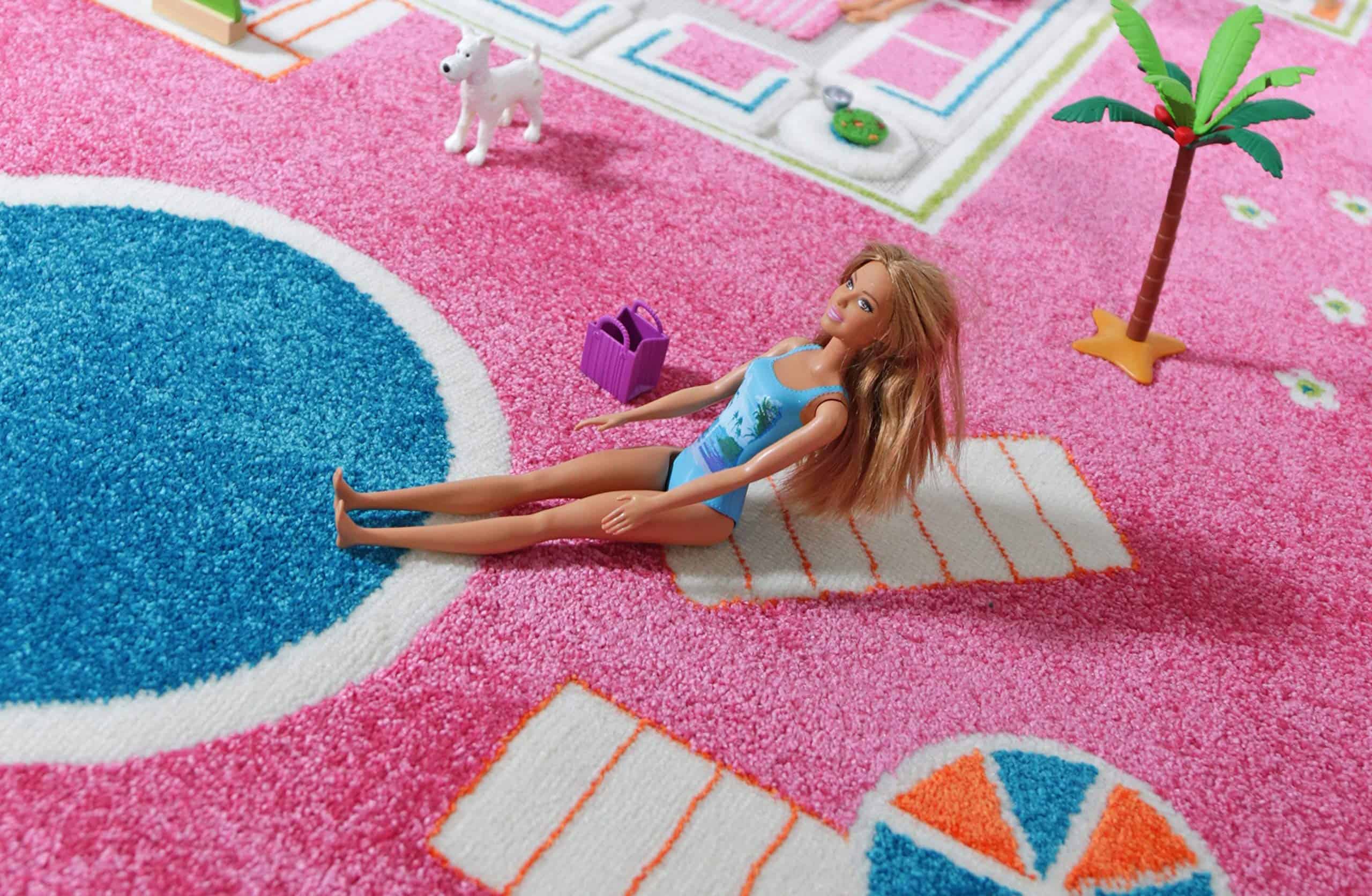 Tapete de Juego 3D IVI Playhouse, Rosa, Grande - Imagen 4