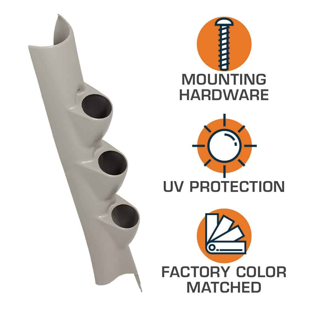 GlowShift Montura de Panel de Medidores Triple Taupe - Imagen 4