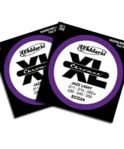 Cuerdas de guitarra eléctrica D'Addario Chromes Flatwound