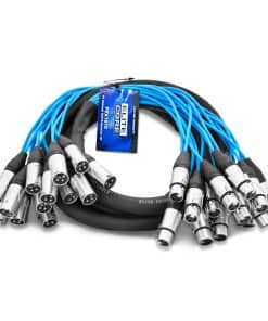 Serpiente de extensión XLR de 16 canales de 10 pies Elite