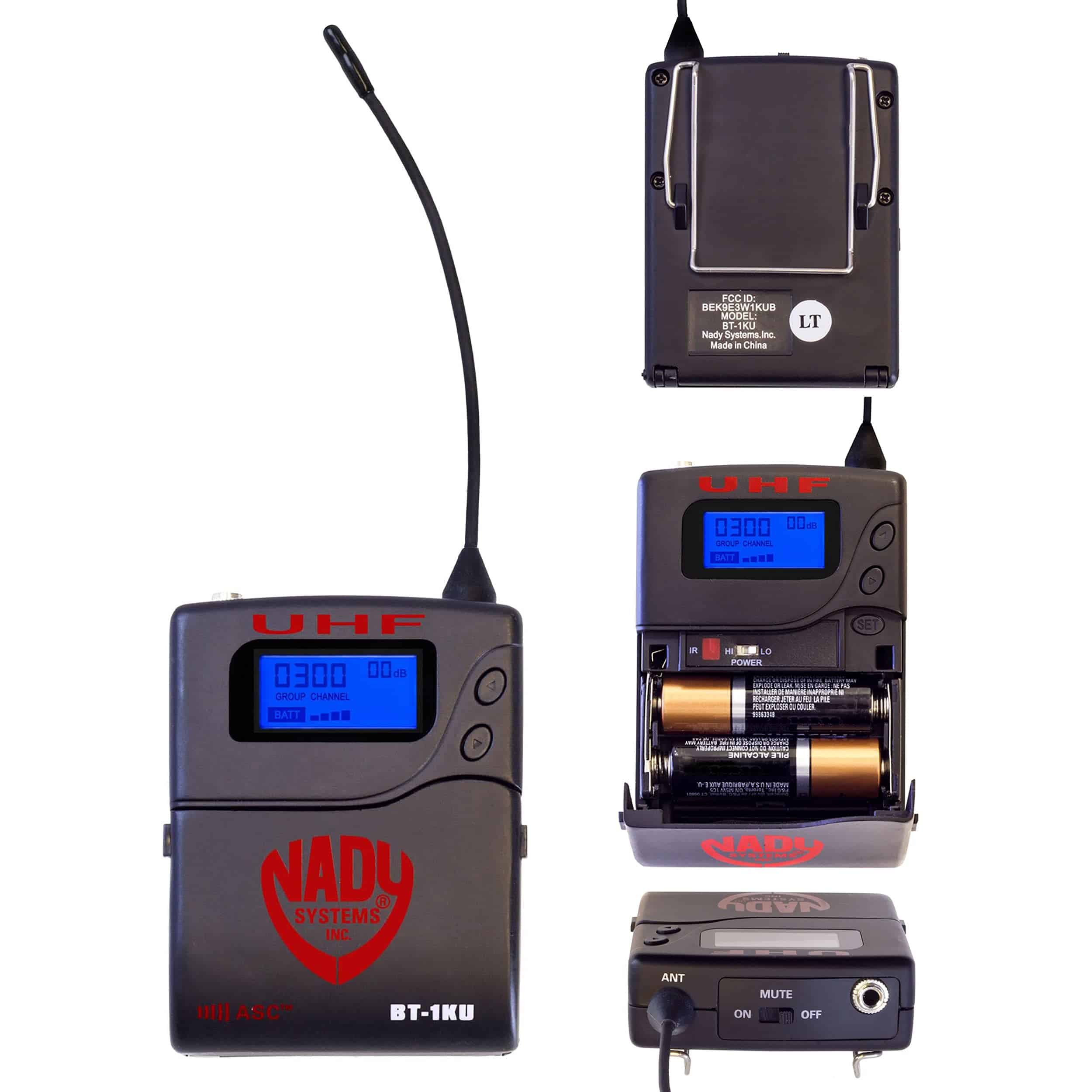 Sistema inalámbrico UHF Nady 4W-1KU LT Quad True Diversity - Imagen 5