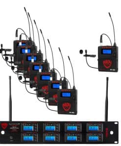 Nady 8W-1KU LT Octo True Diversity 1000-Channel Sistema