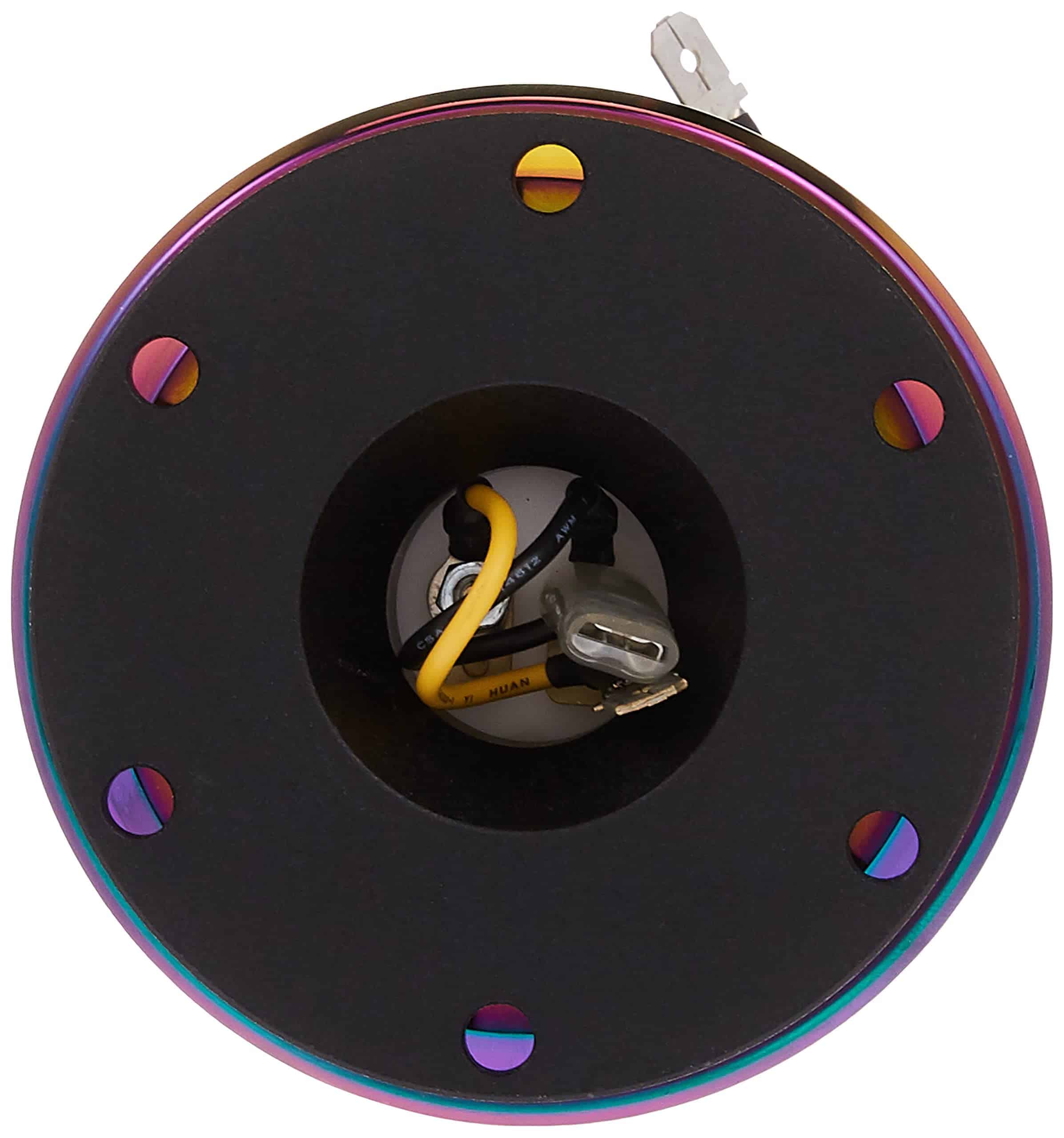 Kit de liberación rápida del volante NRG -Negro/Neo Cromo - Imagen 3