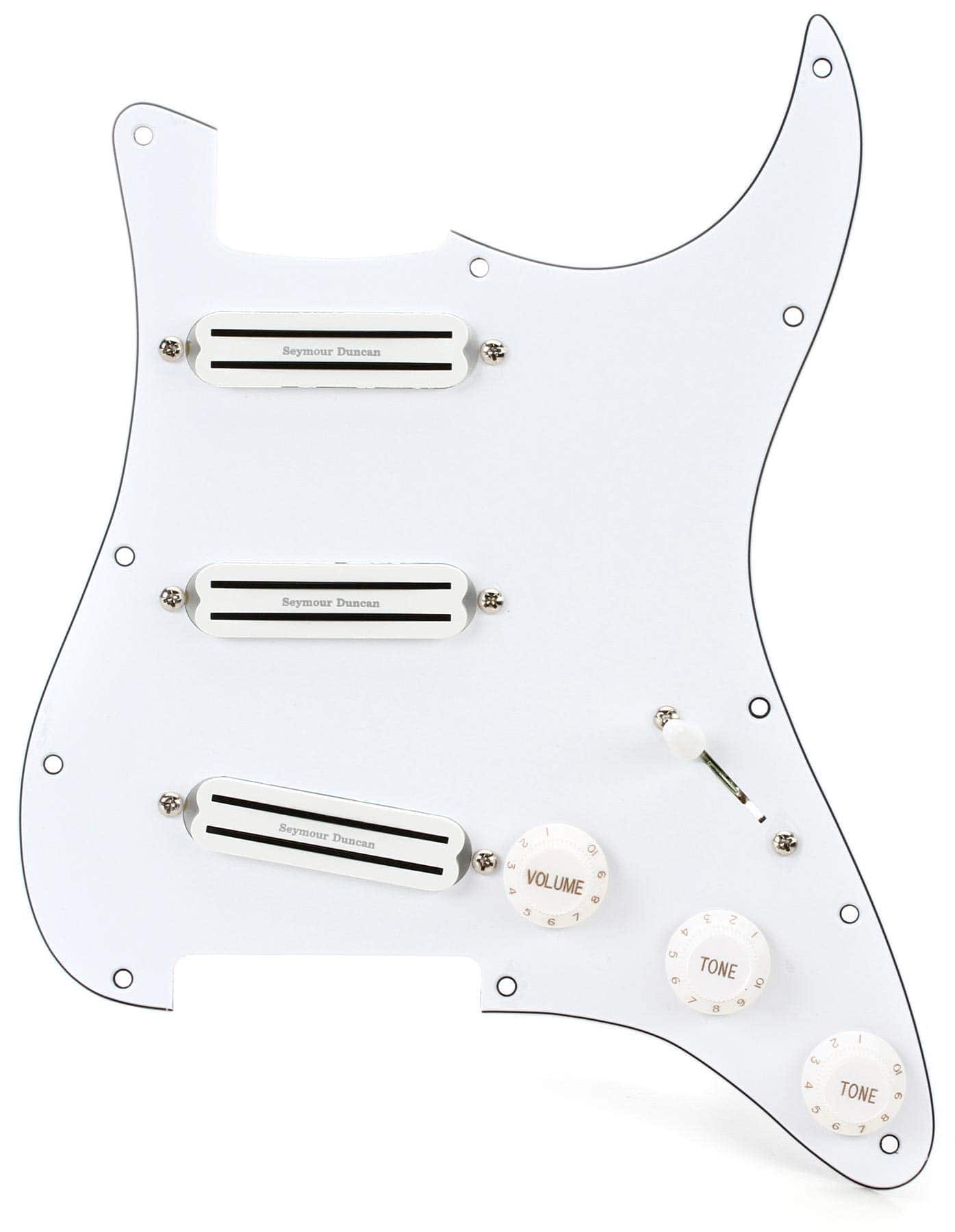 Pickguard Seymour Duncan Triple Rails completamente cargado