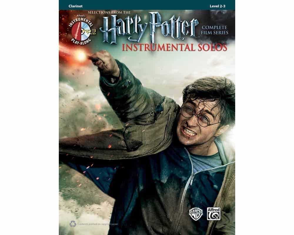 Alfred Instrumental Solos Harry Potter Libro de Clarinete y