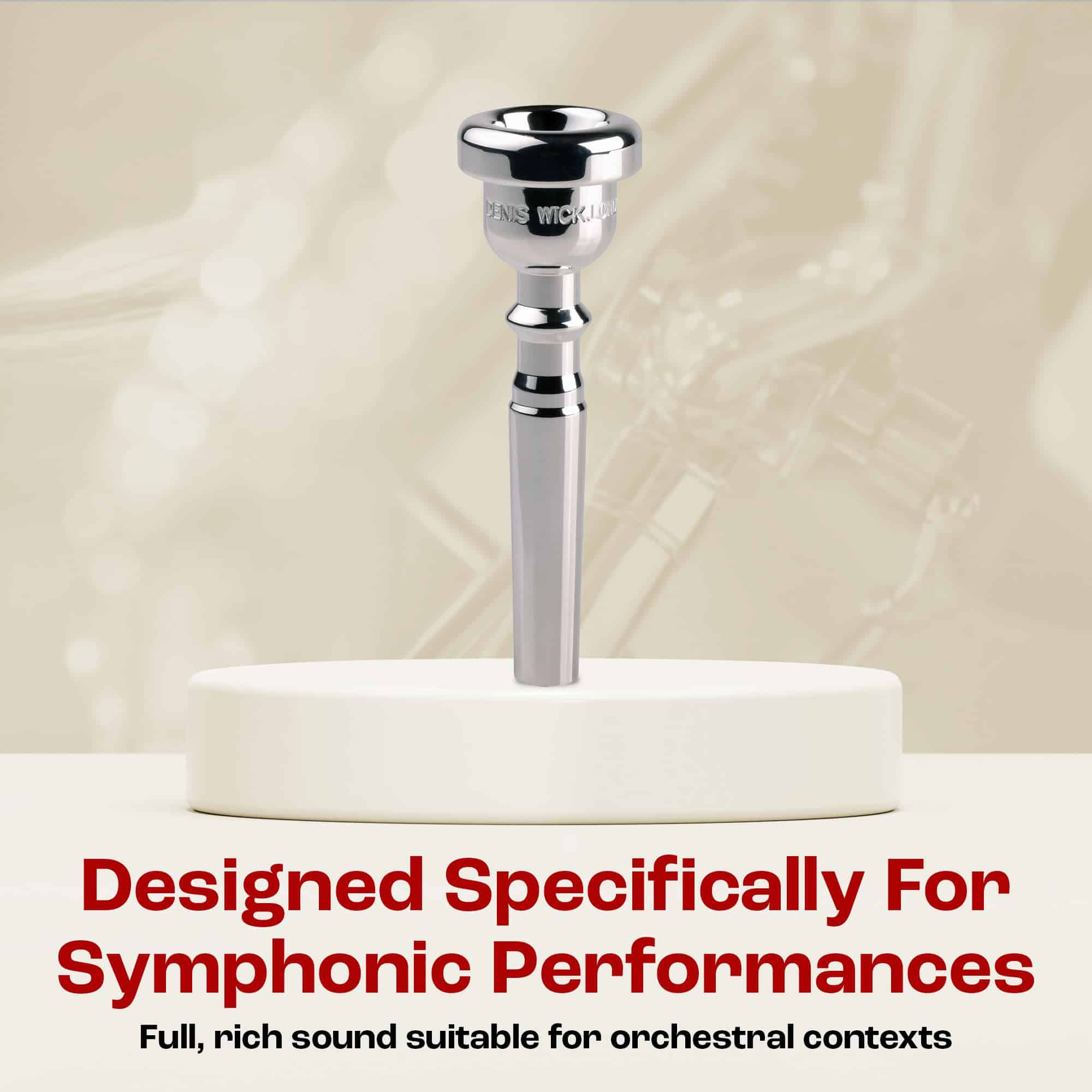 Boquilla de trompeta clásica americana Denis Wick DW5182A-7C - Imagen 8