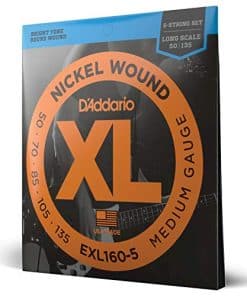 Cuerdas de bajo D'Addario - Cuerdas de bajo de níquel XL -