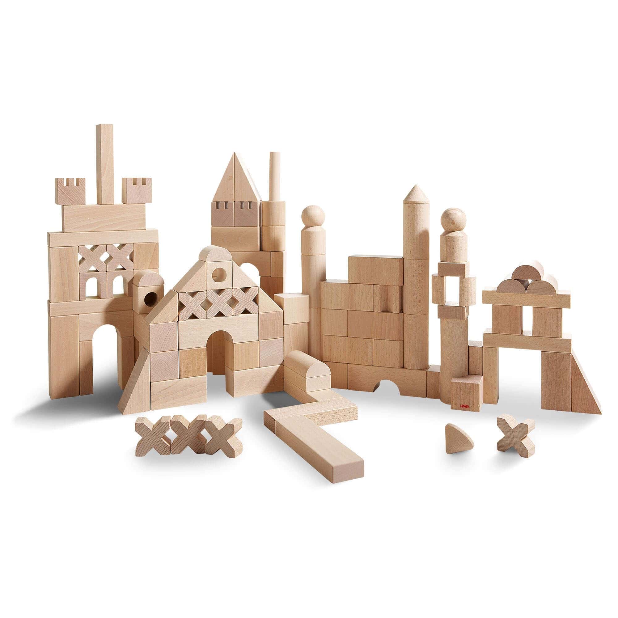 Juego de Bloques de Madera Extra Grande HABA de 102 Piezas: