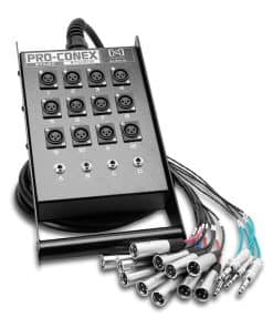 Caja de Escenario Serpiente Hosa SH-12X4-50 Pro-Conex, 12 x