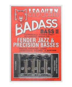 Puente de Bajo Allparts Leo Quan Bass II - Cromado