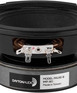 Altavoz Dayton Audio PA130-8 5" de Rango Completo para PA