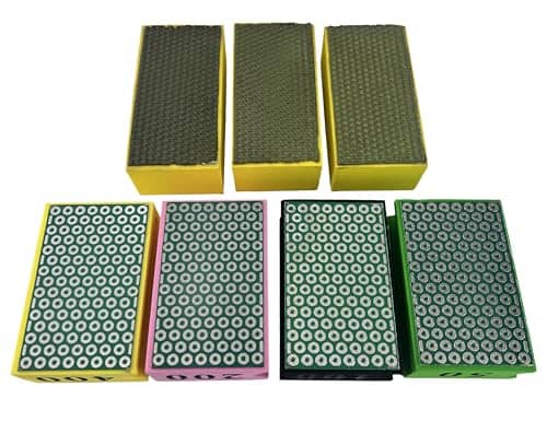 Juego de 7 Almohadillas de Pulido de Diamante Stadea