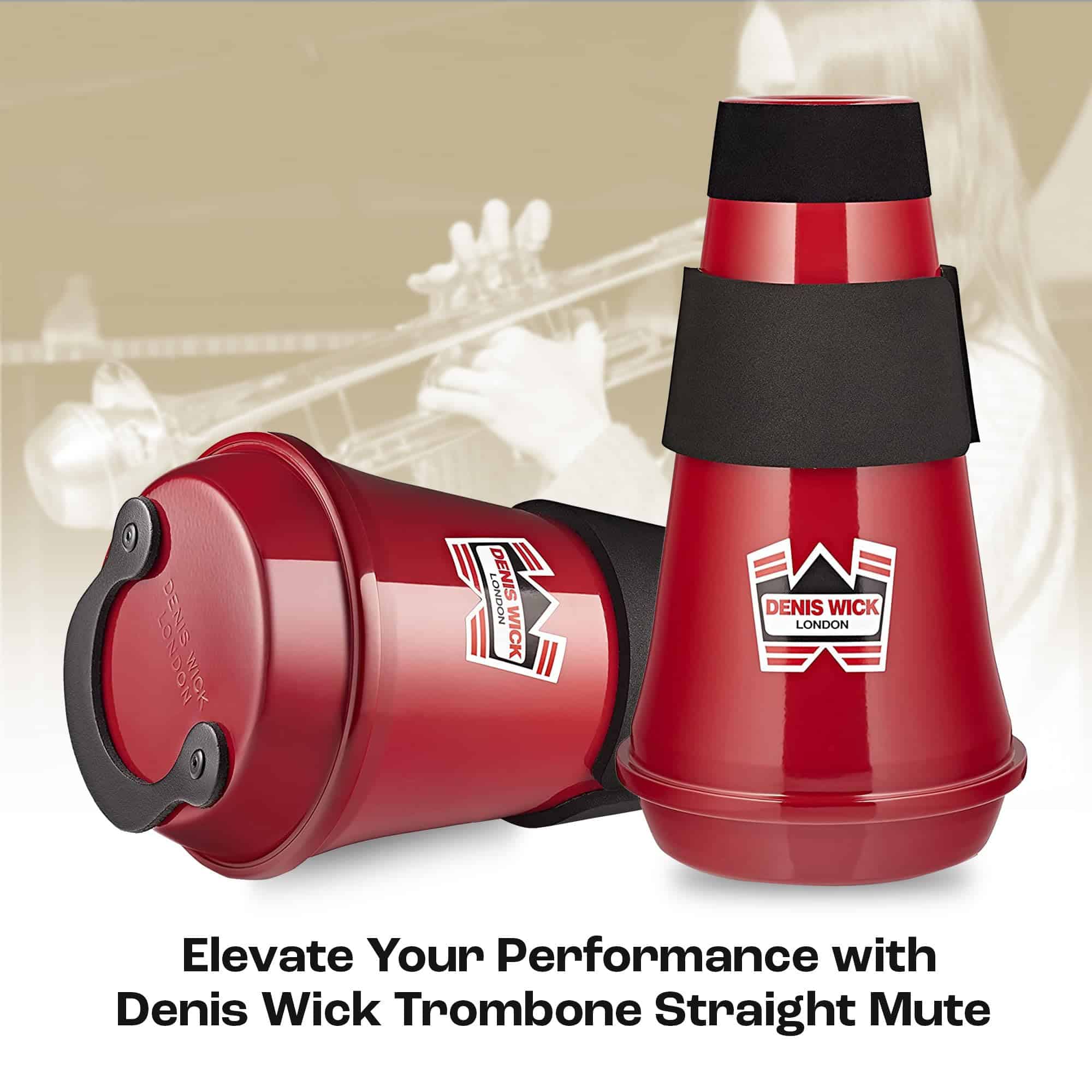 Denis Wick Sordina de Viaje de Aluminio Rojo para Eufonio - - Imagen 4