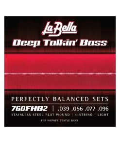 Cuerdas de Bajo La Bella 760FHB2 Deep Talkin de Acero