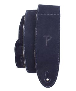 Correa de Guitarra de Gamuza Perri's Leathers con -Azul Mari
