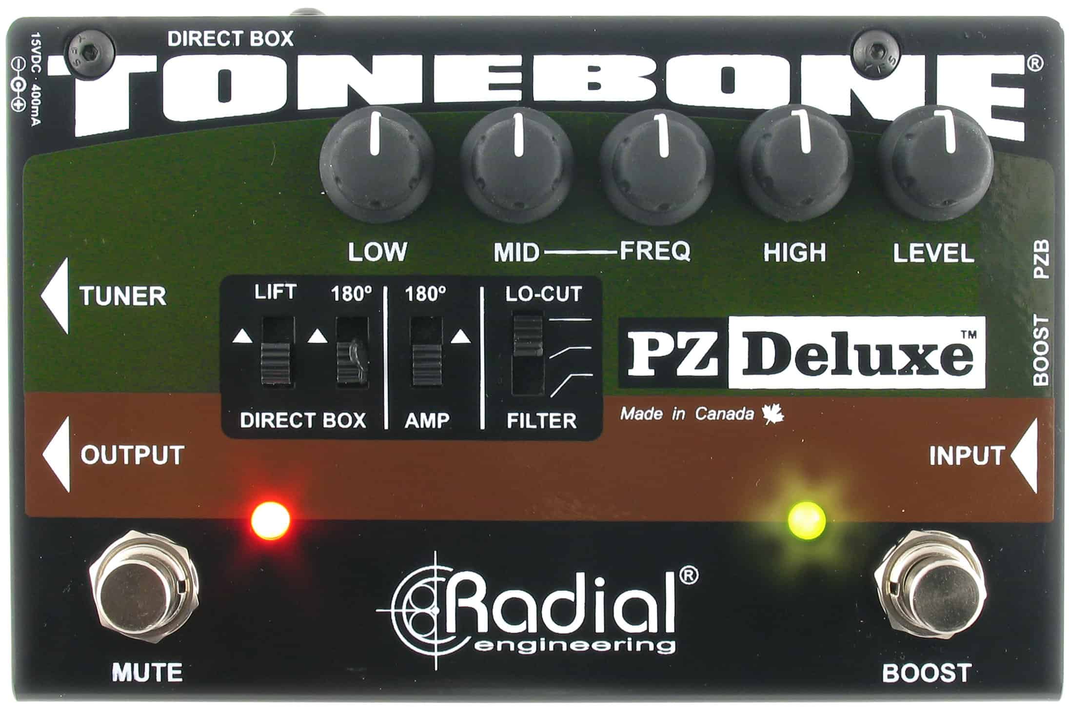 Preamp Acústico Radial Engineering R8007320 PZ-Deluxe
