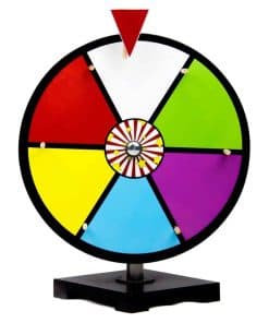 Ruleta de premios borrable en seco de 12 pulgadas de Midway