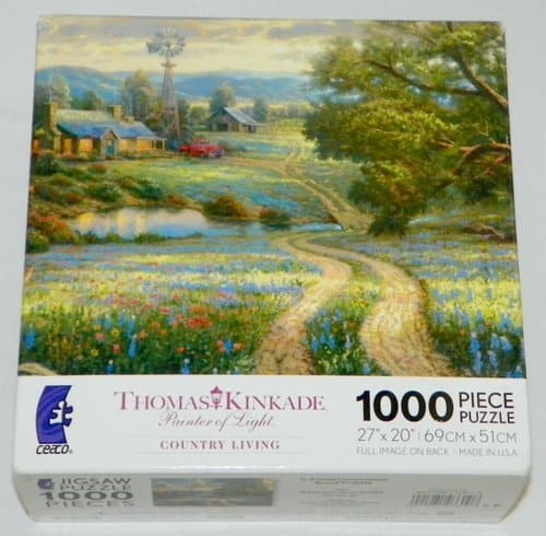 Rompecabezas Thomas Kinkade Pintor de la Luz 'Country