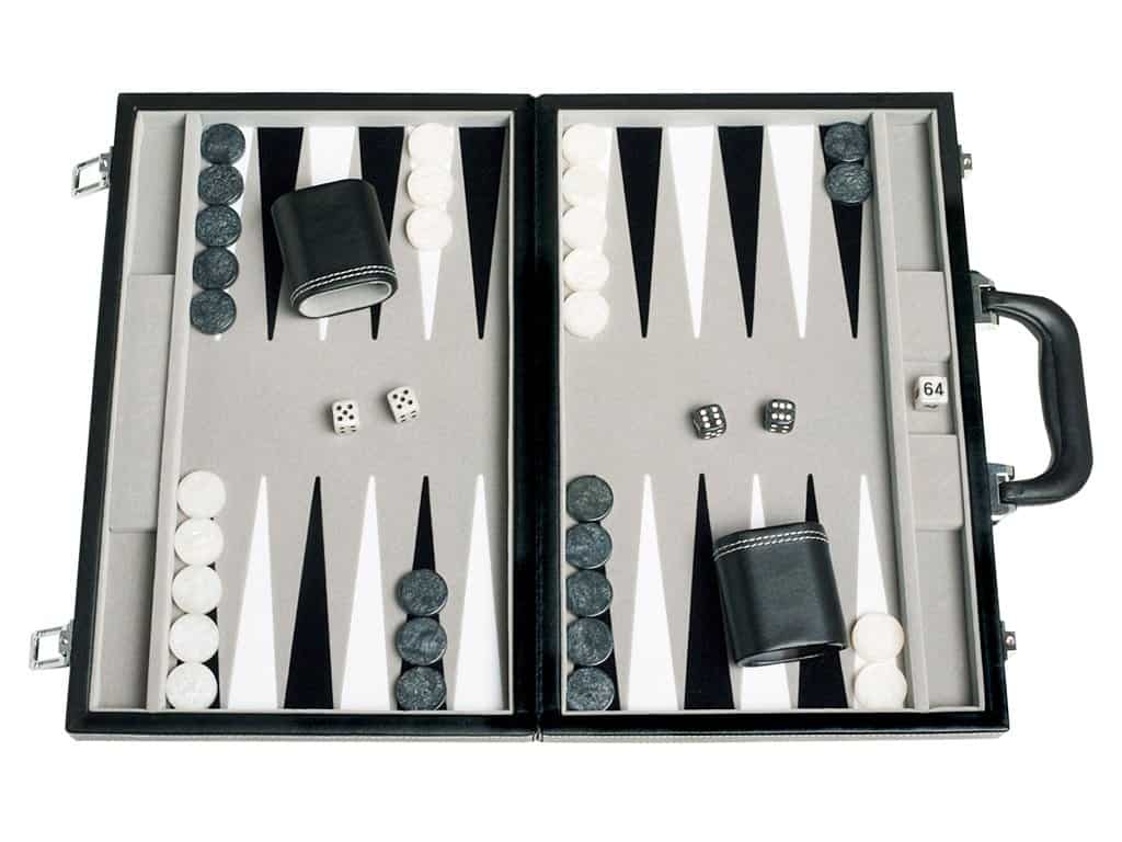 Set de Backgammon de Viaje - Piel Sintética, Campo de Juego