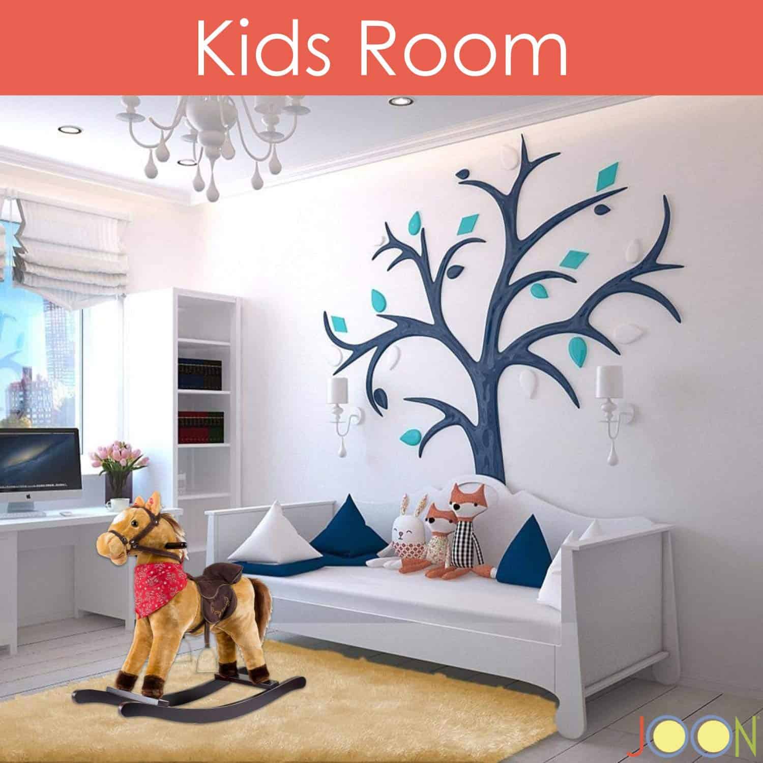 Caballo Mecedora Vaquero JOON - Marrón Beige - Imagen 6