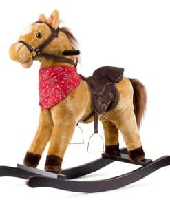 Caballo Mecedora Vaquero JOON - Marrón Beige