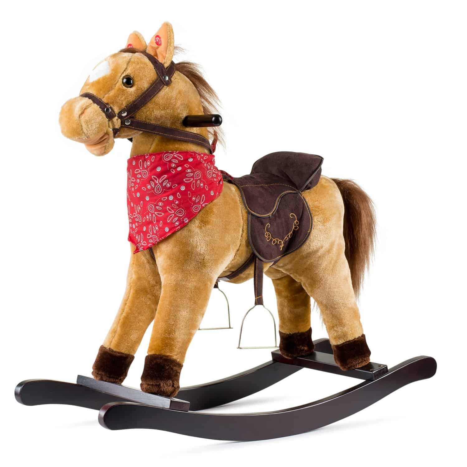 Caballo Mecedora Vaquero JOON - Marrón Beige