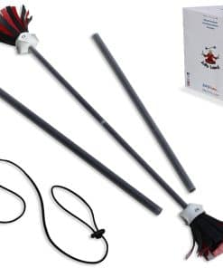 Jolly Lama! Bastones de malabarismo Majestix de color negro