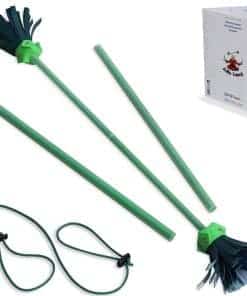 ¡Jolly Lama! Majestix Green Juggling Sticks Devil Sticks