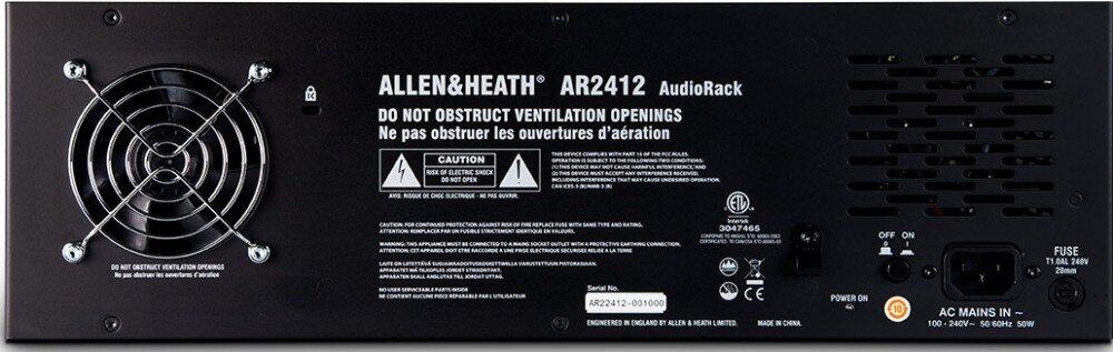 Allen & Heath AR2412 Rack de Audio Remoto para Sistema de - Imagen 4
