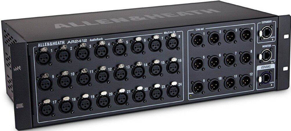 Allen & Heath AR2412 Rack de Audio Remoto para Sistema de