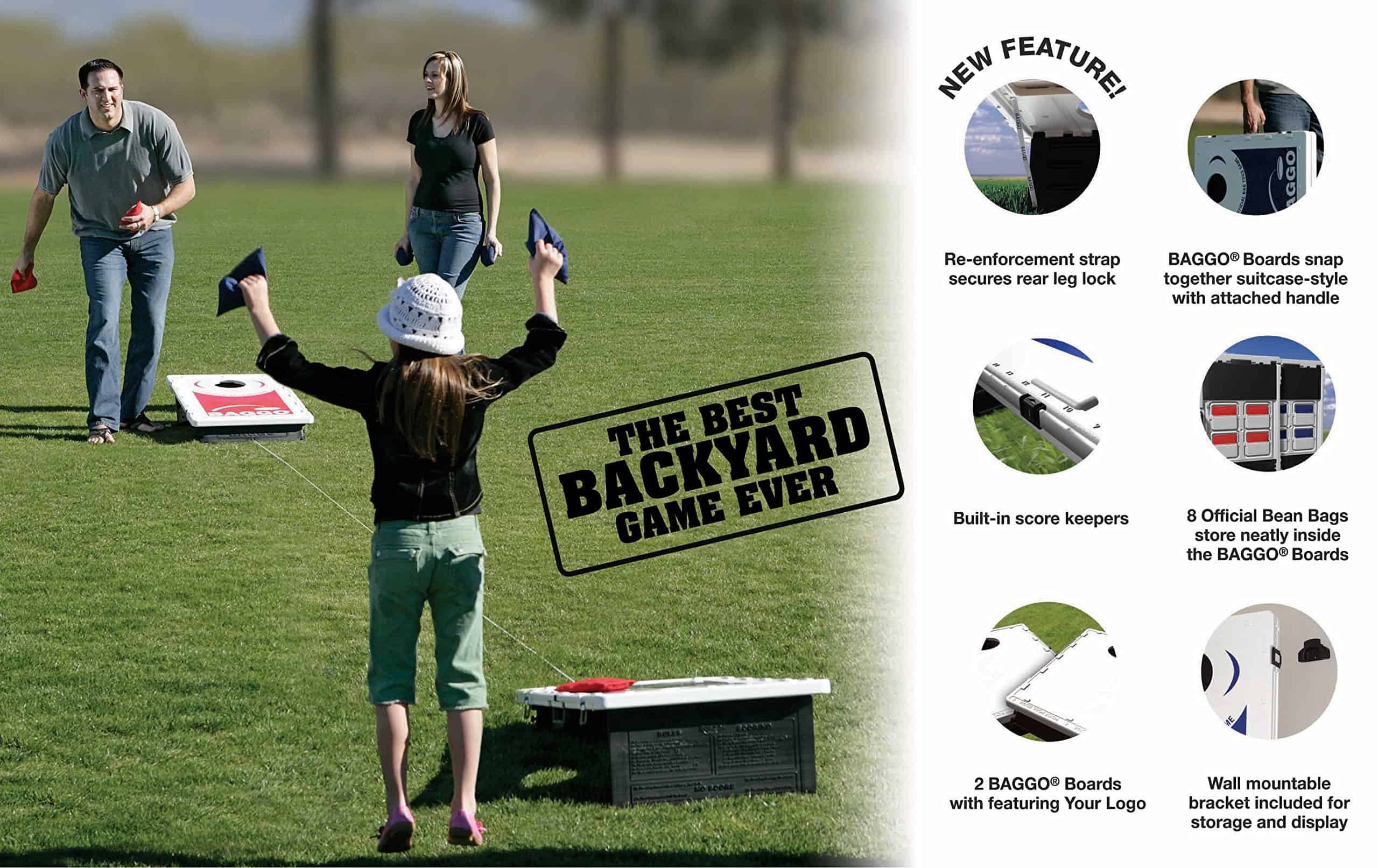 Juego de Bolsas de Frijol Portátil Baggo Backyard Family - Imagen 8