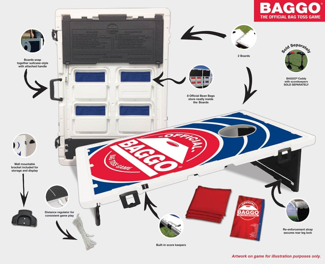 Juego de Bolsas de Frijol Portátil Baggo Backyard Family - Imagen 9