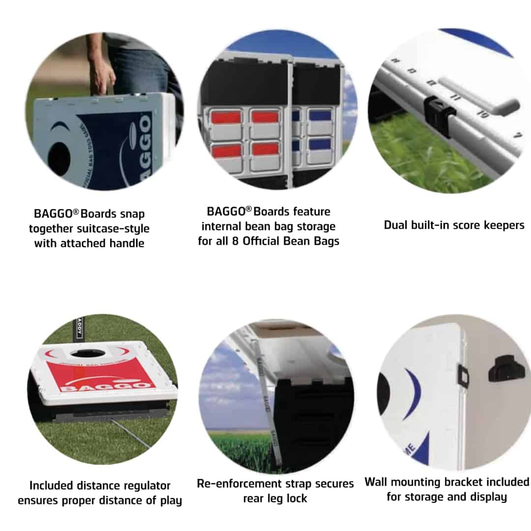 Juego de Bolsas de Frijol Portátil Baggo Backyard Family - Imagen 7