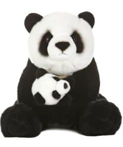 Peluche de Panda con Cría Aurora Adorable Miyoni - Detalle