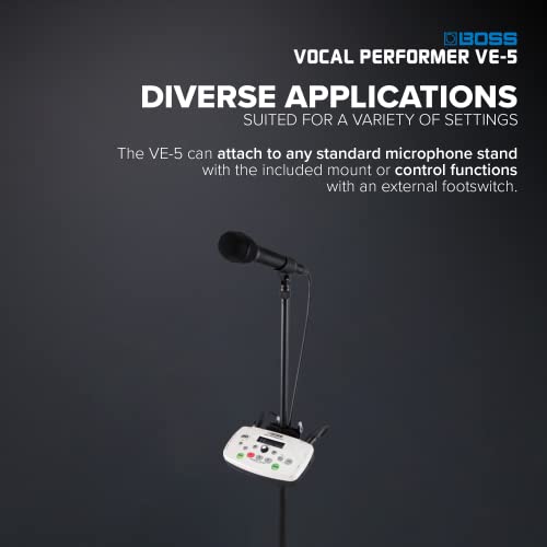 Procesador de Efectos Boss VE-5 Vocal Performer (Rojo) - Imagen 7