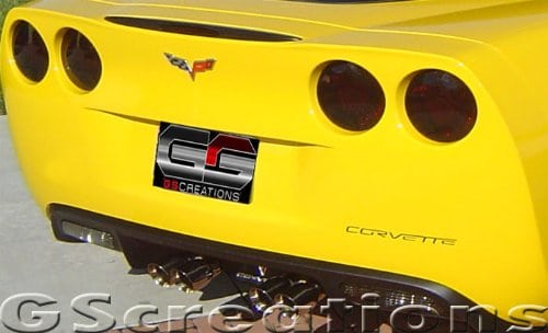 Kit de Camuflaje Trasero Negro para Corvette C6 & Z06 (5 - Imagen 4