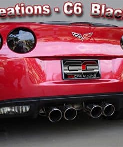 Kit de Camuflaje Trasero Negro para Corvette C6 & Z06 (5