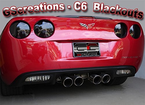 Kit de Camuflaje Trasero Negro para Corvette C6 & Z06 (5