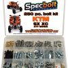 Kit de Pernos Specbolt de 250 piezas para Mantenimiento y