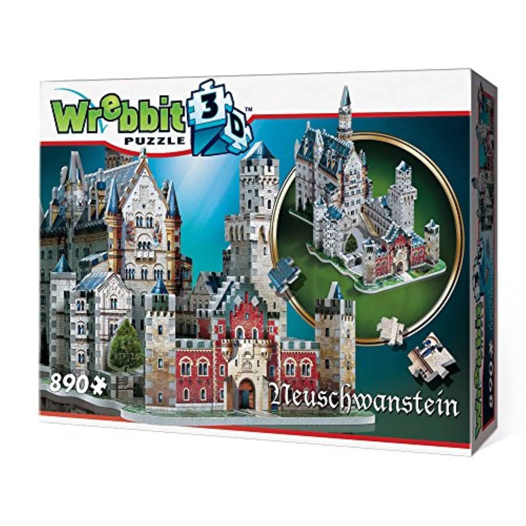 Rompecabezas 3D del Castillo Neuschwanstein - 890 Piezas