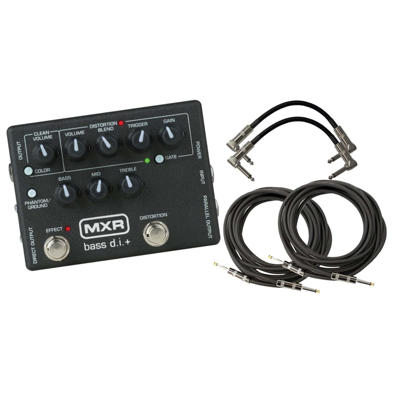 Pedal de preamplificador de guitarra baja MXR M80 con canal