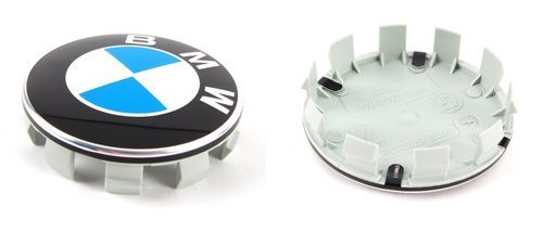 Tapacubos de llanta BMW borde cromado piezas originales