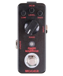 Pedal de distorsión Mooer Rage Machine, estilo metal