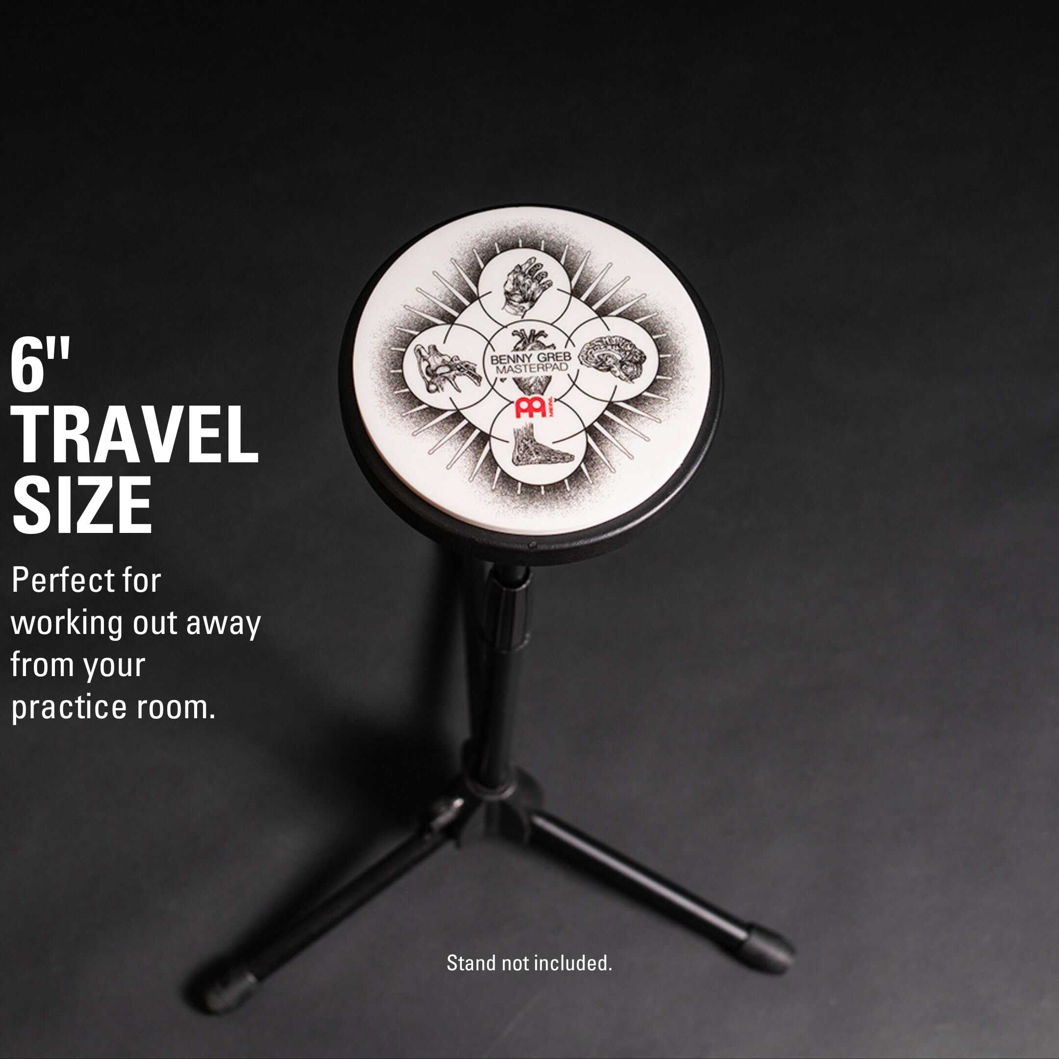 Pad de práctica para batería Meinl Cymbals Artist Series - Imagen 5