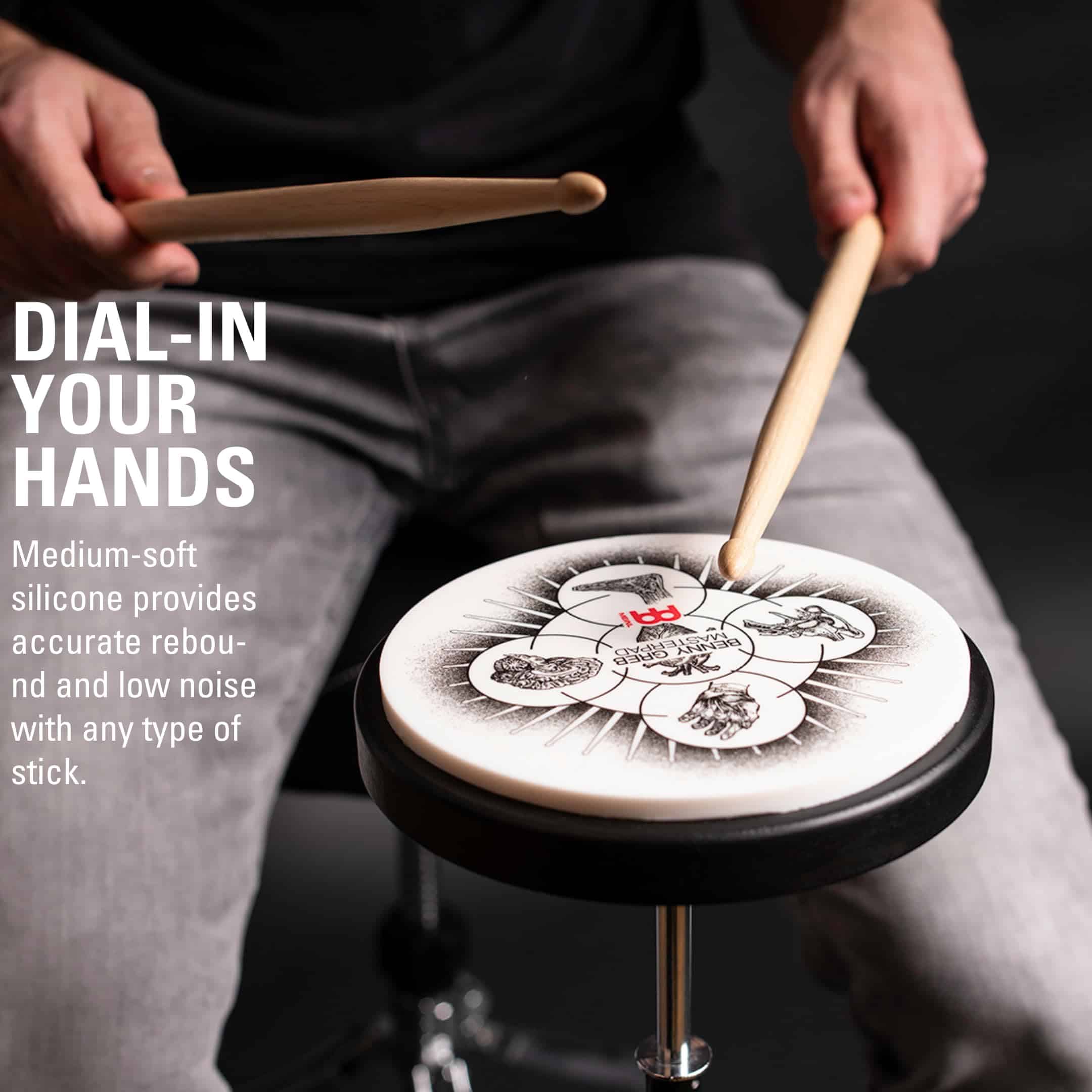 Pad de práctica para batería Meinl Cymbals Artist Series - Imagen 3