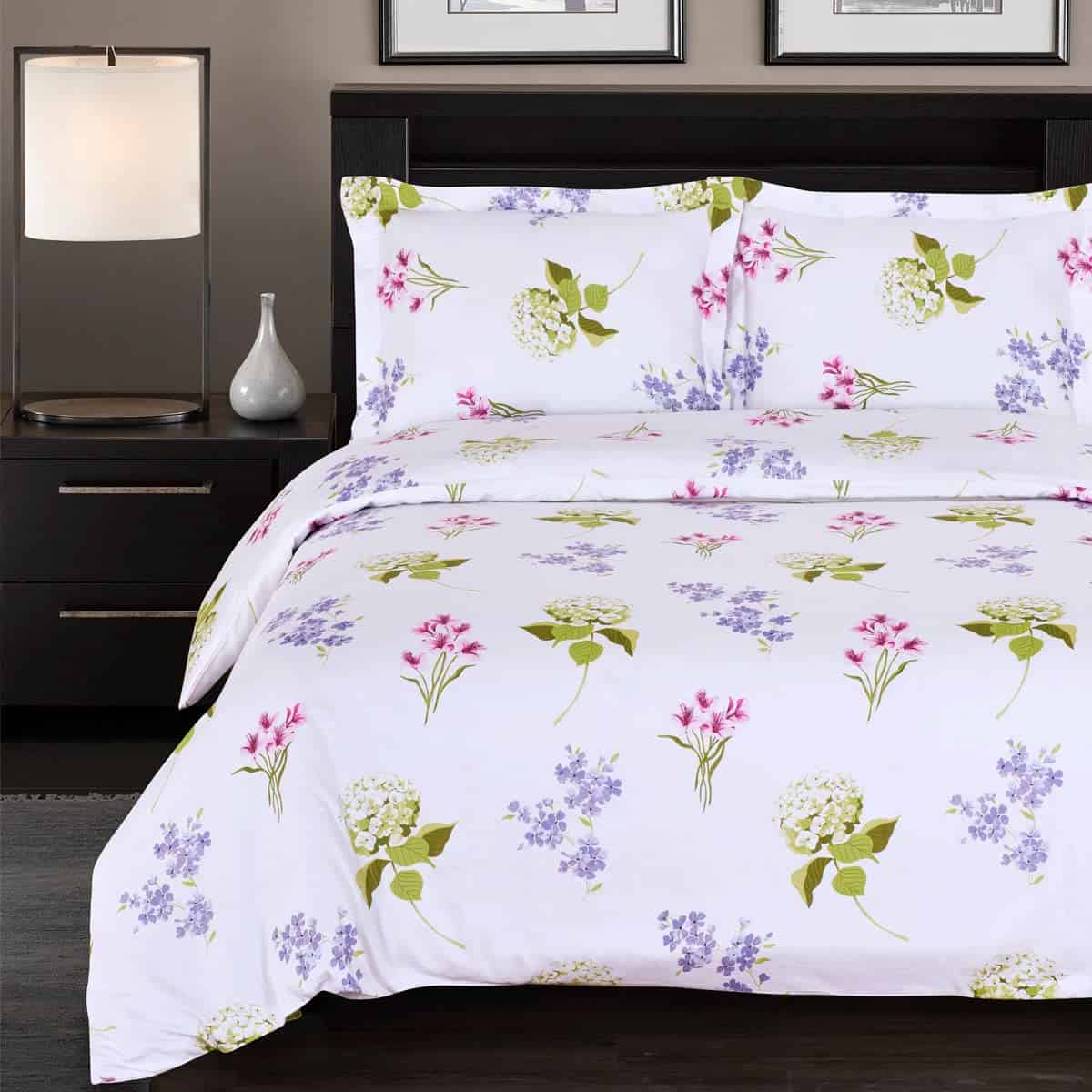 Juego de Funda nórdica 3 Piezas King/Cal-King con Estampado